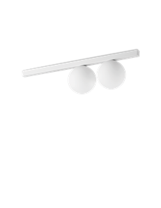 Binomio pl2 nero plafoniera  G9 IP20