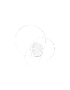 Frame pl cerchio bianco 3000k plafoniera  LED IP20