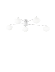 Hermes pl5 d90 ottone plafoniera  G9 IP20