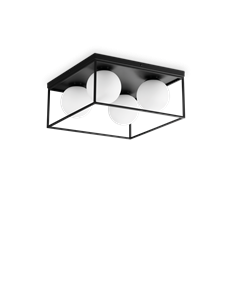 Lingotto pl4 ottone plafoniera  E14 IP20