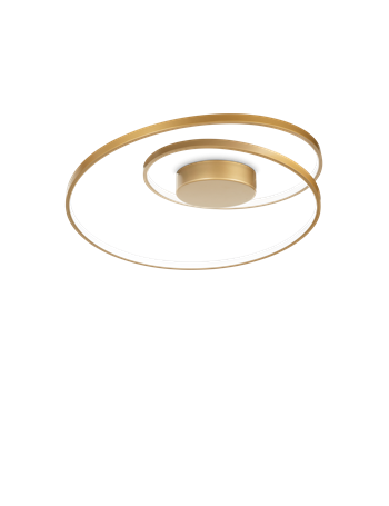 Oz pl on-off ottone 3000k plafoniera  LED IP20