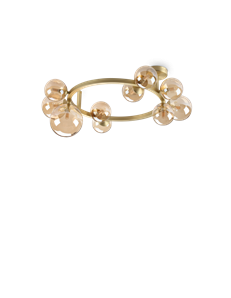 Perlage pl10 bianco plafoniera  G9 IP20