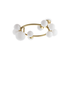 Perlage pl10 fume' plafoniera  G9 IP20