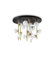 Perlage pl18 fume' plafoniera  G9 IP20