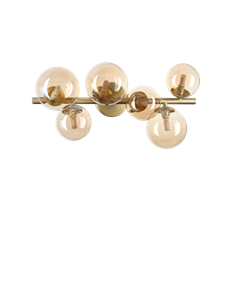 Perlage pl6 bianco plafoniera  G9 IP20