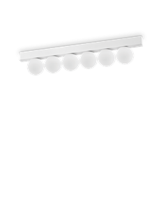 Ping pong pl6 nero plafoniera  LED IP20