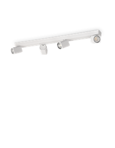 Rudy pl4 square nero plafoniera  GU10 IP20