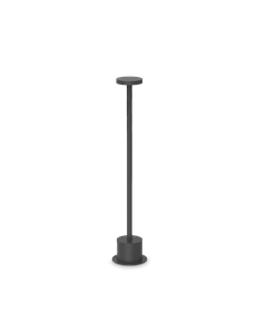 Toffee pt d080 h050 nero lampada da terra LED IP65
