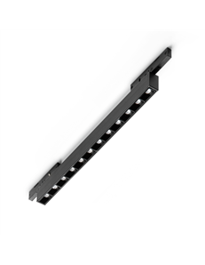 Deva accent 10w nero Sistema Lineare LED