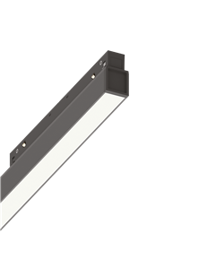Ego wide 26w 2700k on-off nero Sistema Lineare LED