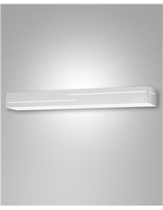 Banny applique LED rettangolare metallo bianco biemissione 24w