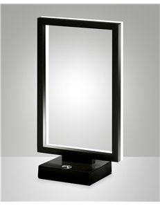 Bard lampada da tavolo con pulsante nero led