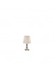IDEAL LUX: Queen tl1 small lume da tavolo con paralume e decorativi in cristallo dorato in offerta