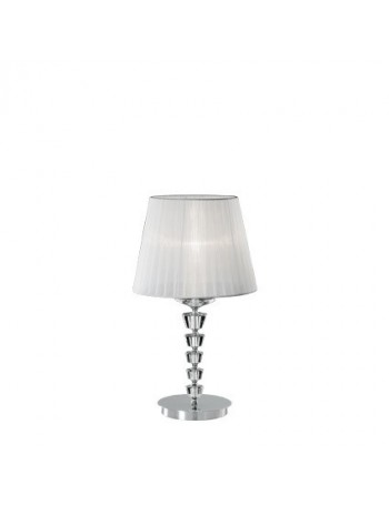 IDEAL LUX: Pegaso tl1 big lume bobeches e pendagli in cristallo molato paralumi organza in offerta