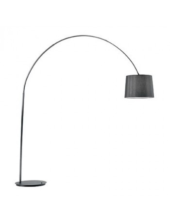 IDEAL LUX: Dorsale total BLACK Piantana lampada da terra ad 1 luce paralume in lamina in offerta