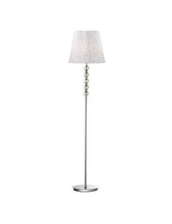 IDEAL LUX: Le roy pt1 piantana con paralume e decorativi in cristallo argento in offerta