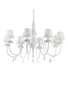 IDEAL LUX: Blanche sp8 lampadario paralumi pvc bianco in offerta