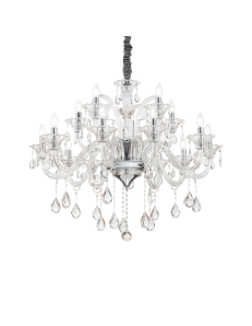 IDEAL LUX: Colossal sp15 lampadario sospensione pendagli e decorativi in vetro soffiato e cristallo