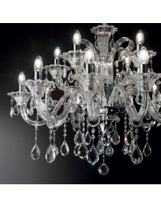 IDEAL LUX: Colossal sp15 lampadario sospensione pendagli e decorativi in vetro soffiato e cristallo 2