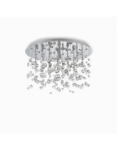 IDEAL LUX: Neve 8 luci lampada da soffitto plafoniera sfere di vetro trasparente in offerta