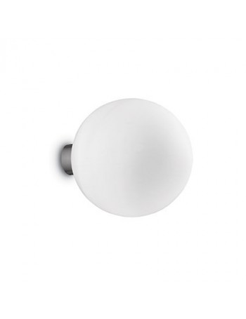 IDEAL LUX: Mapa ap1 applique parete forma di sfera diffusore vetro soffiato bianco 20cm in offerta