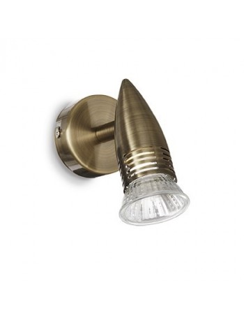 IDEAL LUX: Alfa ap1 applique montatura in metallo con finitura brunito in offerta