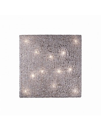 IDEAL LUX: Quadro 12 luci plafoniera applique cubico fusione alluminio in offerta