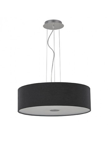 IDEAL LUX: Woody sp4 lampadario effetto legno a 4 luci nero in offerta