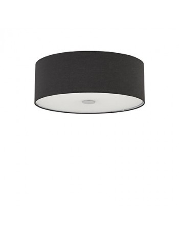 IDEAL LUX: Woody plafoniera pl4 effetto legno a 4 luci nero in offerta