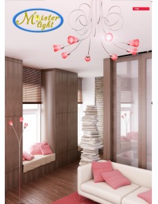 TOP LIGHT: Feeling applique orientabile cromo 4 luci vetro bianco in offerta 2