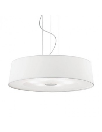 IDEAL LUX: Hilton sp6 sospensione regolabile moderna bianco cromo 60cm in offerta