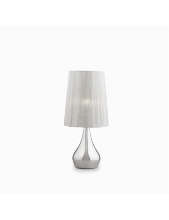 IDEAL LUX: Eternity tl1 small lampada tavolo argento paralume organza in offerta