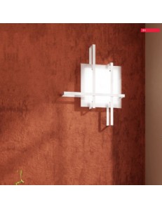 TOP LIGHT: Cross applique plafoniera con fascia decorativa bianco in offerta