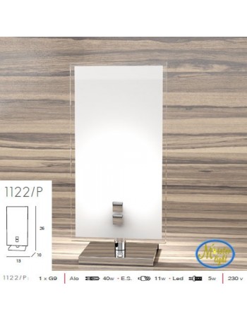 TOP LIGHT: Brick lumetto vetro satinato bianco design moderno cameretta bambini in offerta