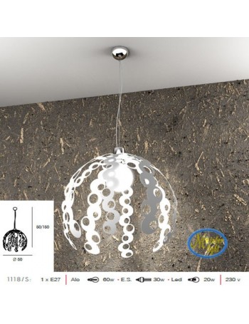 TOP LIGHT: Chain sospensione regolabile particolare bianco 50cm in offerta