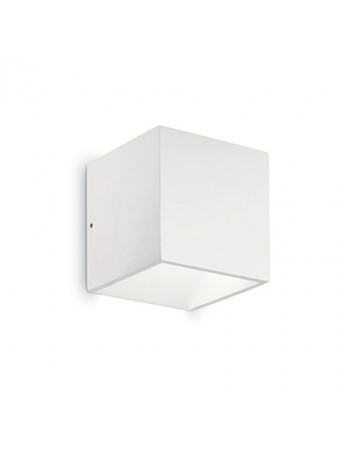 IDEAL LUX: Rubik ap1 rubik parete applique esterno LED integrato bianco in offerta