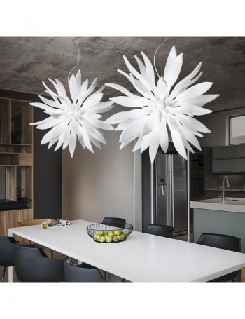 IDEAL LUX: Leaves sp12 bianco elementi decorativi in vetro soffiato in offerta