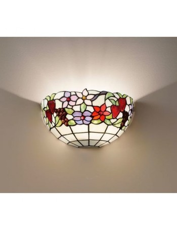 PERENZ: Tiffany t996 applique decorato con fiori e frutta in offerta