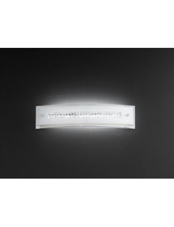 PERENZ: Applique LED vetro e cristalli classico elegante rettangolare in offerta