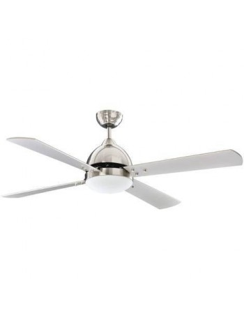 PERENZ: Ventilatore soffitto 4 pale bicolore con luce e telecomando 130cm in offerta