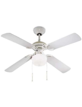 PERENZ: Ventilatore 4 pale con luce economico bianco 105cm in offerta