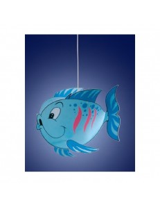 LINEAZERO: Fish blu lampada sospensione cameretta bambini design pesciolino in offerta 2