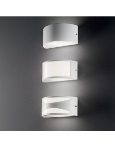 IDEAL LUX: REX-3 AP1 APPLIQUE ILLUMINAZIONE GIARDINO ESTERNO ALLUMINIO BIANCO in offerta 2