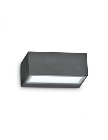 IDEAL LUX: Twin ap1 applique doppio diffusore giardino esterno alluminio antracite in offerta