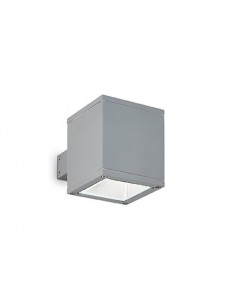 IDEAL LUX: Snif applique esterno giardino alluminio doppio diffusore quadrato grigio in offerta