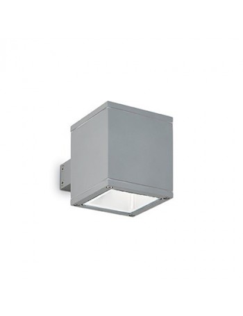 IDEAL LUX: Snif applique esterno giardino alluminio doppio diffusore quadrato grigio in offerta