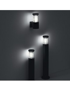 IDEAL LUX: Tronco applique giardino in alluminio bianco diffusore pyrex in offerta 2