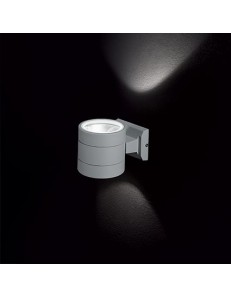IDEAL LUX: Snif ap1 round applique esterno giardino doppio diffusore grigio rotonda in offerta