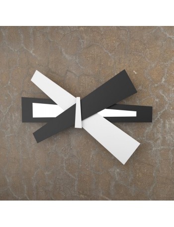 TOP LIGHT: Ribbon applique LED bianco nero 65cm in offerta