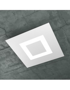 TOP LIGHT: Carpet plafoniera LED quadrata design slim bianco 40x40cm in offerta
